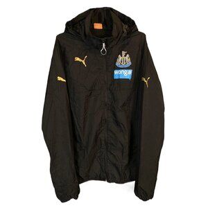 PUMA Newcastle United FC 2014-15 Season Rain Jacket Sz 3XL Black
